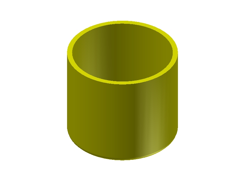 ADK 20 Y T Yellow Profile End Cap - 1