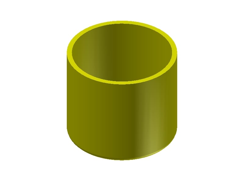 ADK 20 Y T Yellow Profile End Cap