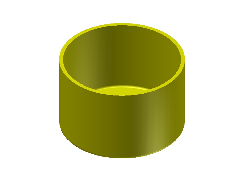 ADK 30 Y T Yellow Profile End Cap - 1