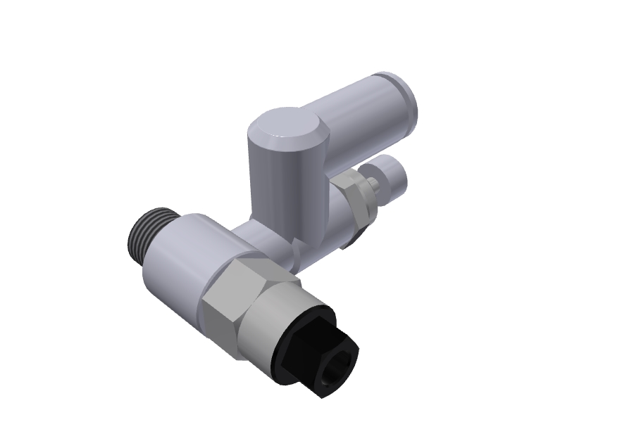 ASP330F-01-06S Flow Control with Pilot Check Valve - 1