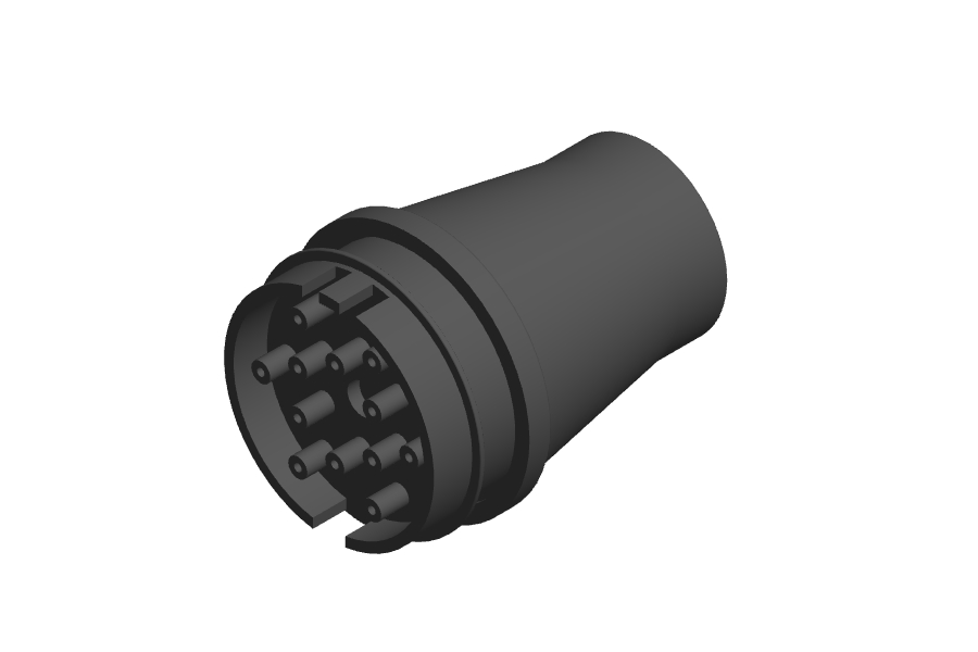 DMC-04-12P Multi-port Tube Connector - 1