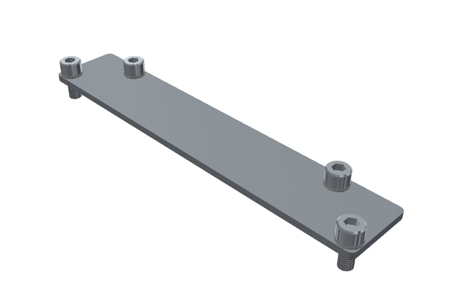 EPL 2-25 X Profile End Plate