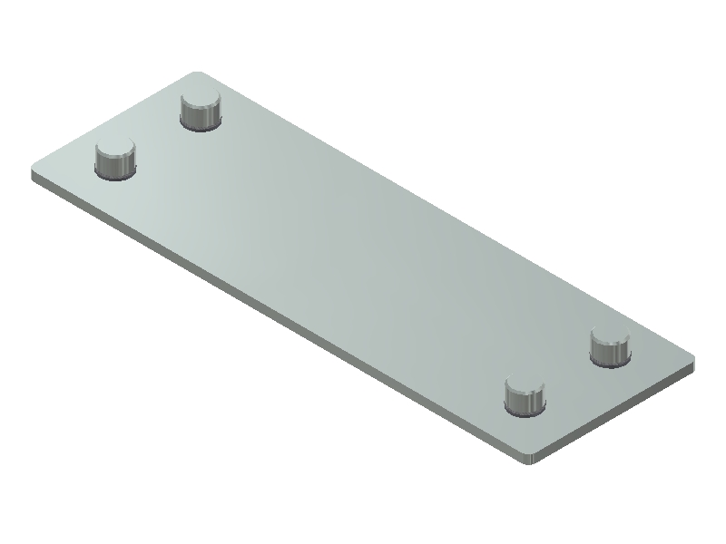 EPL 2-50 X Profile End Plate - 1