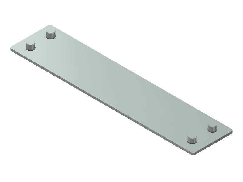 EPL 3-50 X Profile End Plate - 1