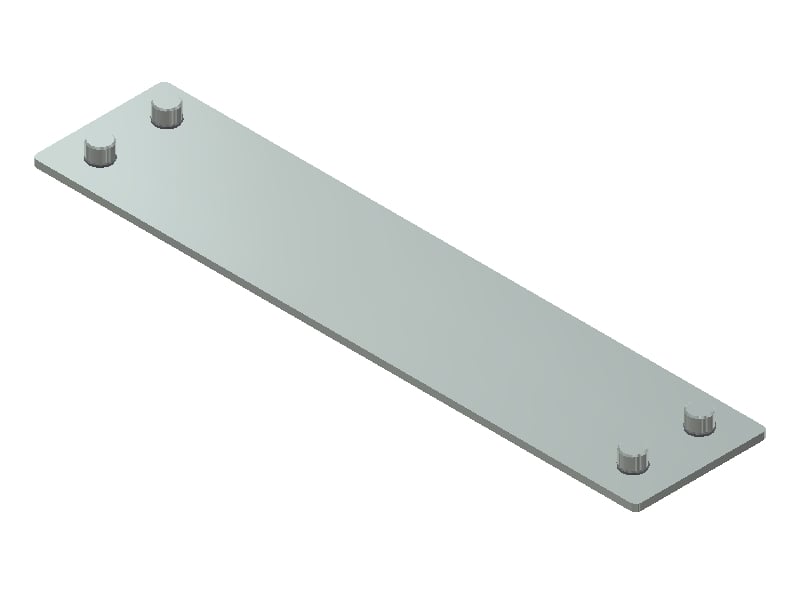 EPL 3-50 X Profile End Plate - 1