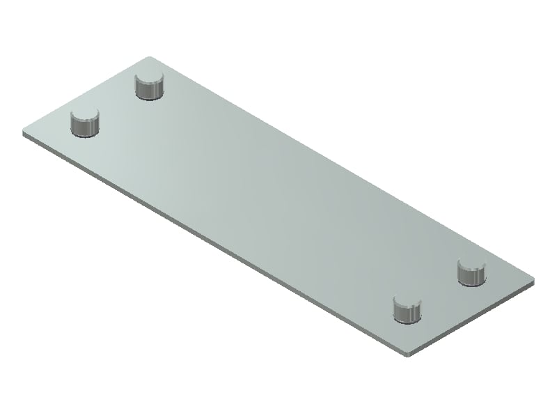 EPL 3-80 JX Profile End Plate - 1