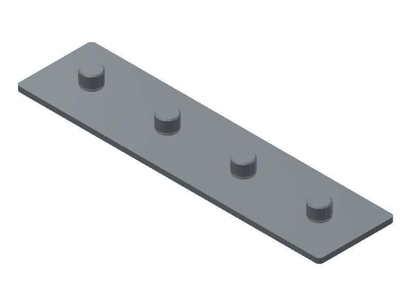 EVG 40/160 JX Straight Connector Plate