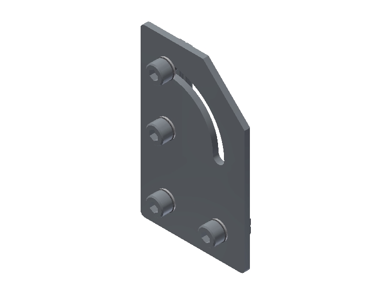 EVW 0-90 X 0-90 Degree Connector Plate - 1