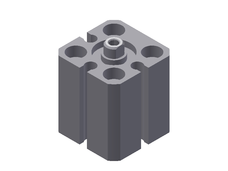 KHZ 12-5-D-A Short Stroke Cylinder - 1