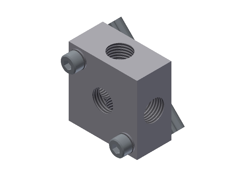 LVT 1/4 X Manifold Block - 1