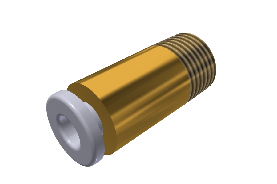 S04-01S-10 Internal Hex Male Connector - 1