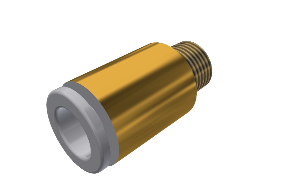 S08-01S Internal Hex Male Connector - 1