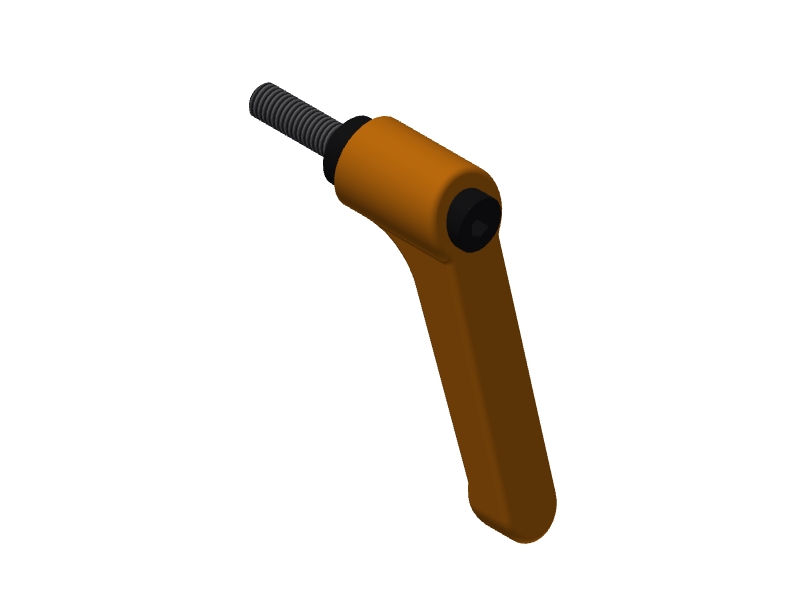 SWM 1 Orange Lever Handle - 1