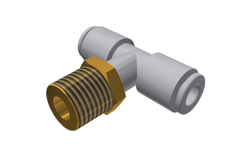 T06-02S-10 Male Branch Tee - 1