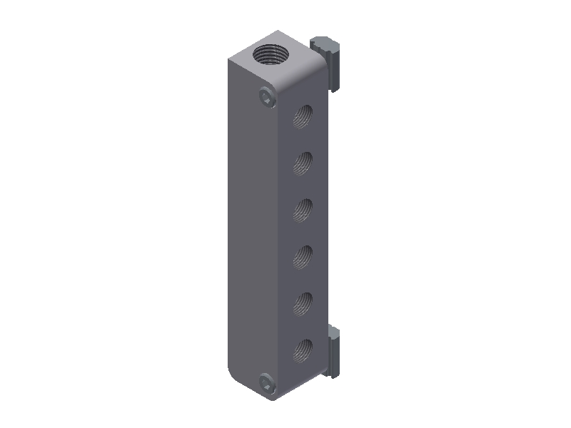 VPI 1-6-1/4 Manifold Block