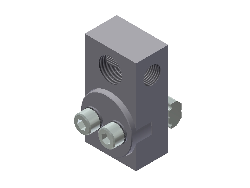 WSD 1/4 L-X Adjustable Angle Connector - 1