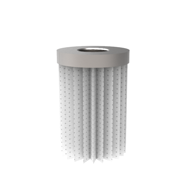 Pleated filter Ø61/58 L90 M27x1,5 FCM