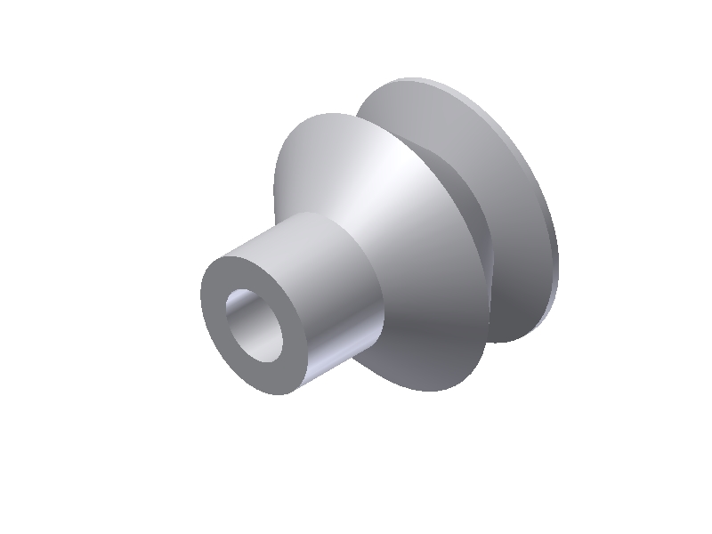 VN 2-15-S 1.5 Bellows Vacuum Cup / Suction Cup - 1