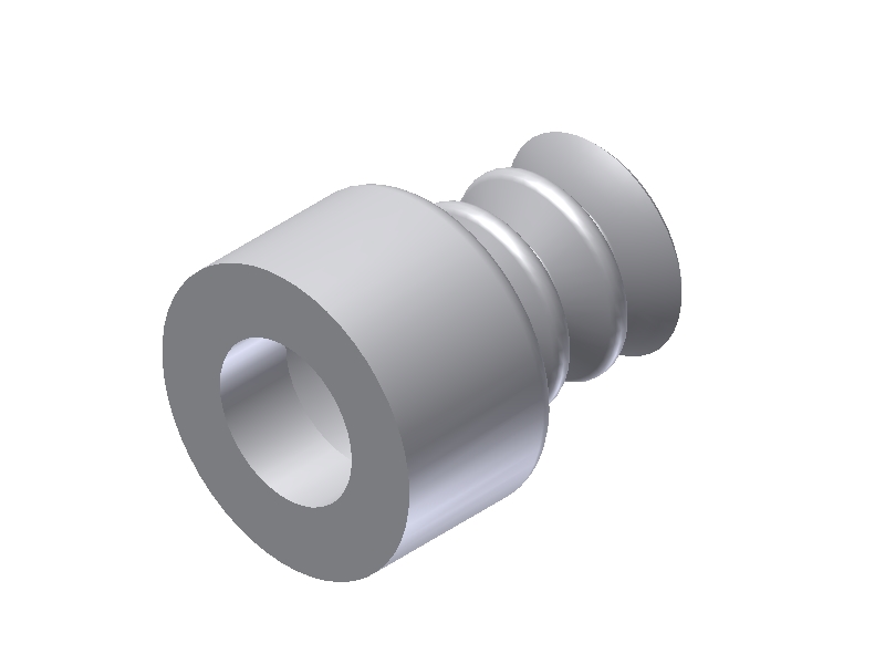 VN 3-5-S 2.5 Bellows Vacuum Cup / Suction Cup - 1