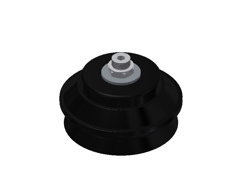 VS 2-75-N4 1.5 Bellows Vacuum Cup / Suction Cup - 1