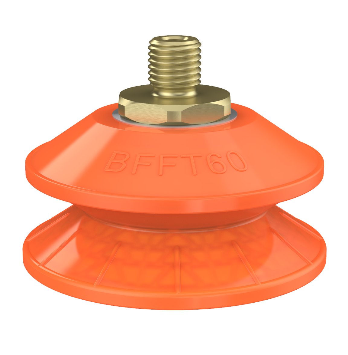 Suction cup BFFT60P-2 Polyurethane 60/60/30 G1/8" male with mesh filter - 1