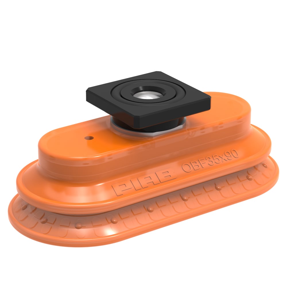 Suction cup OBF35x90P Polyurethane 55/60, T-slot with mesh filter