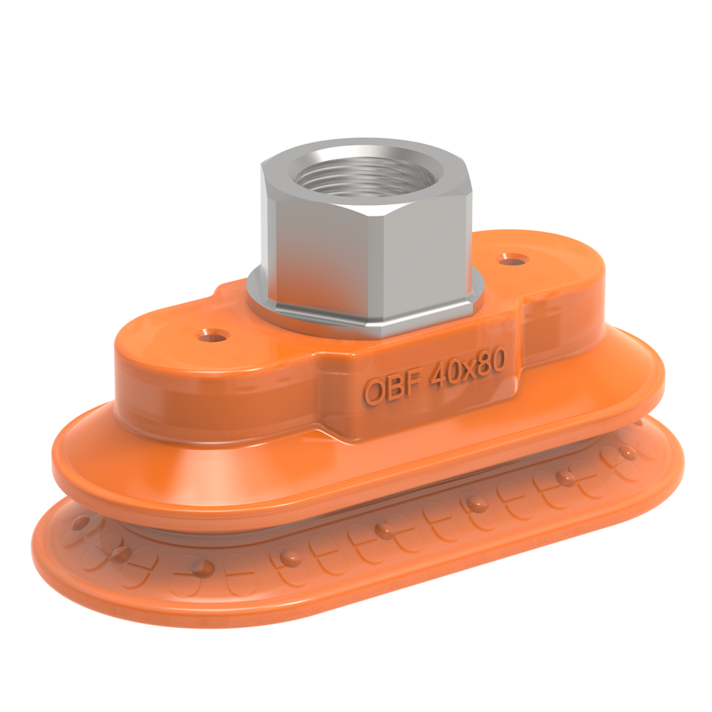 Suction cup OBF40X80P Polyurethane 60, G3/8” female, plastic