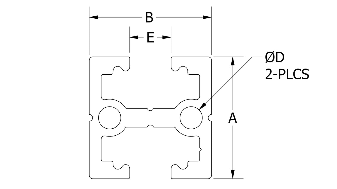 L-18/18 Aluminiumprofil (2 m) - 2