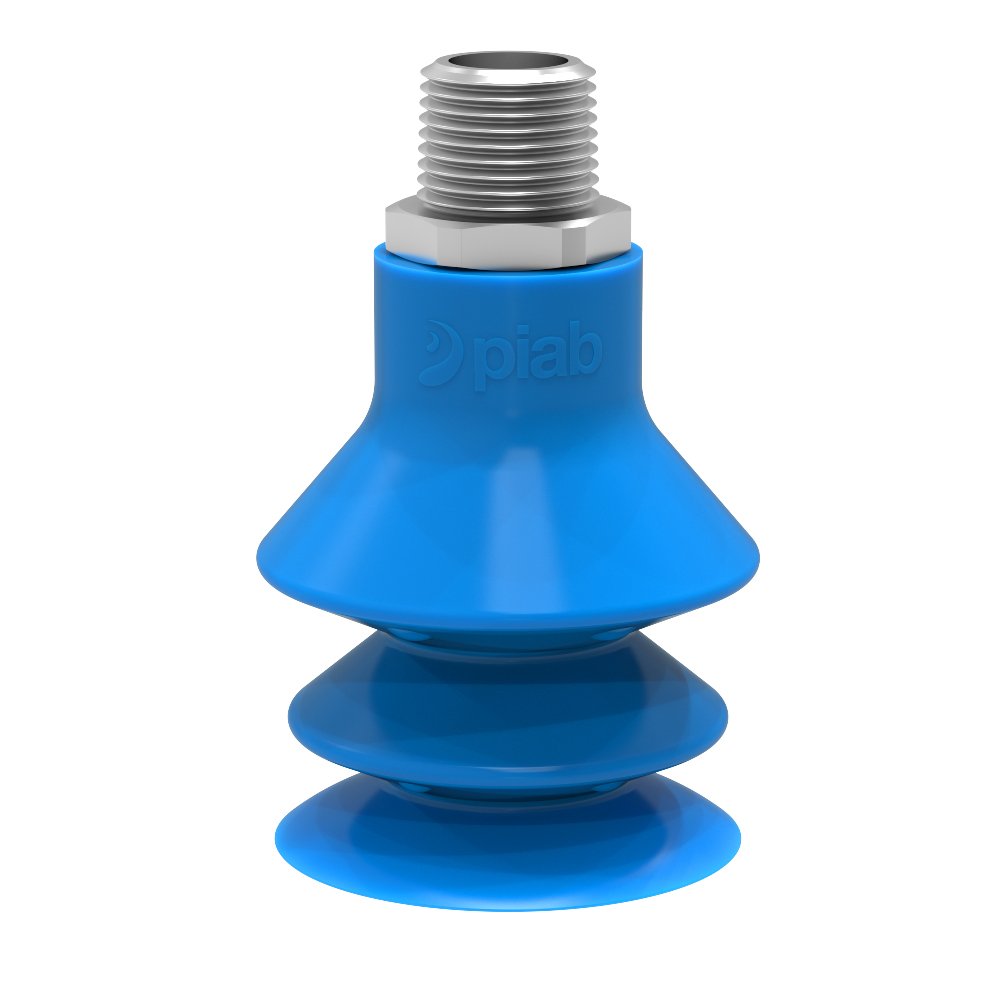 Suction cup F-BX50 Silicone 3/8" NPT male SS, detectable, FCM - 1