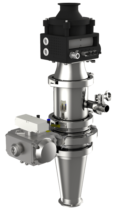 Vakuumförderer piFLOW®am 100-SX-PNEU-0,5 l Ø23 BF SS - 1
