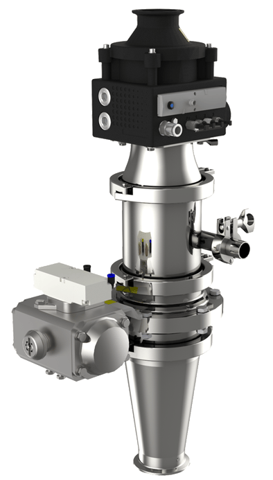 Vacuum conveyor piFLOW®am 100-SX-0.5L Ø23 BF SS