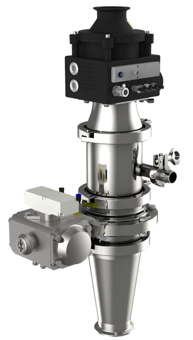 Urządzenie do transportu materiałów sypkich piFLOW®am 100-SX-0.5L Ø23 BF SS - 1