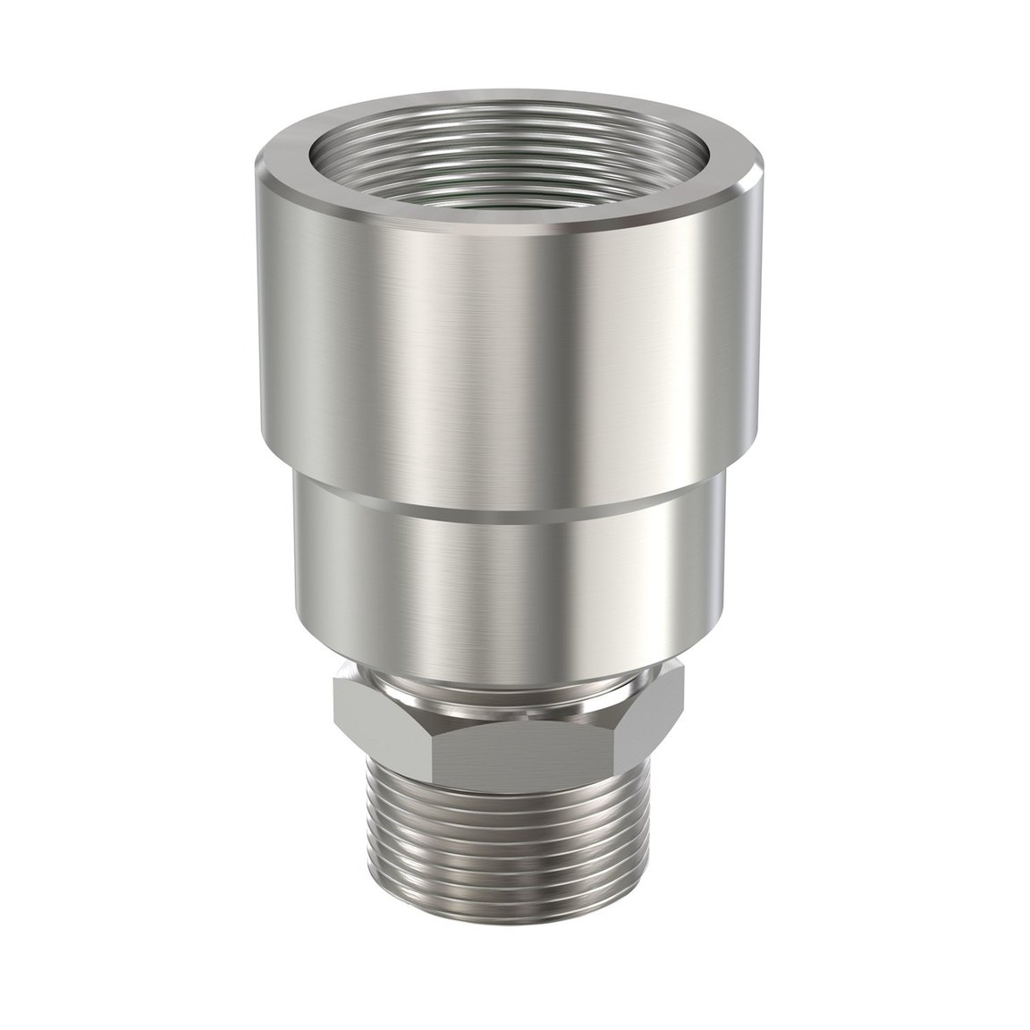 Reducer in. 1 1/2"- 1" out. SS - 1