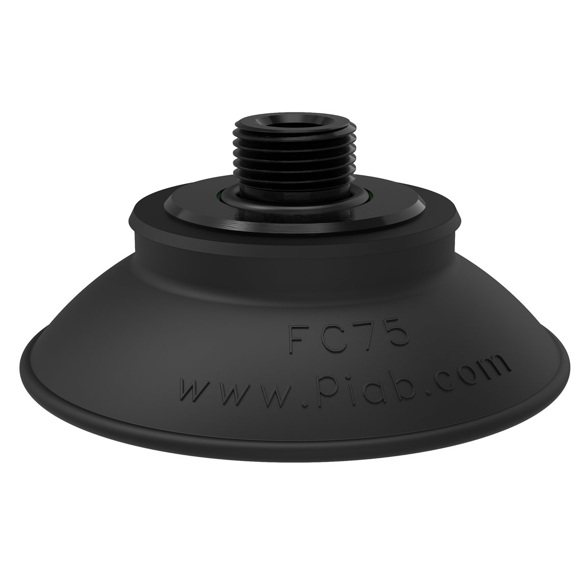 Suction Cup FC75 Nitrile-PVC 60, G3/8" male - 1/8" NPSF female - 1