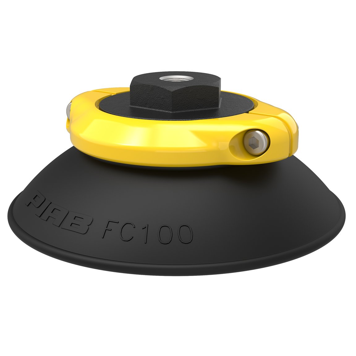 Suction cup FC100 Nitrile-PVC 60, G1/2" female, with mesh filter