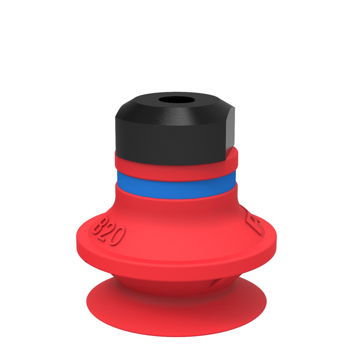 Suction cup B20 Silicone, M5 female - 1