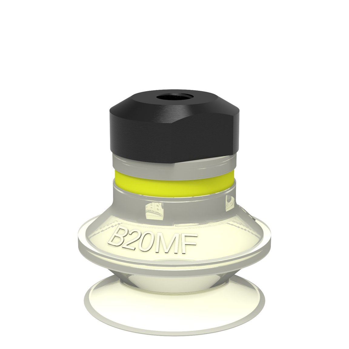 Suction cup B20MF Thermoelastic polyurethane, M5 female