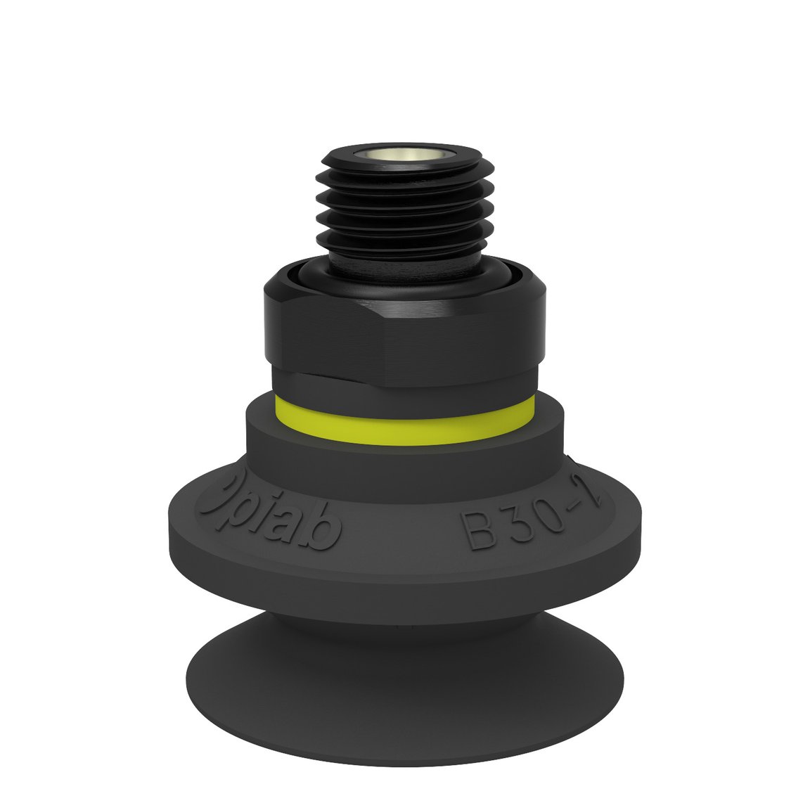 Sugkopp B30-2 Kloropren, G1/4" utv., med filternät - 1