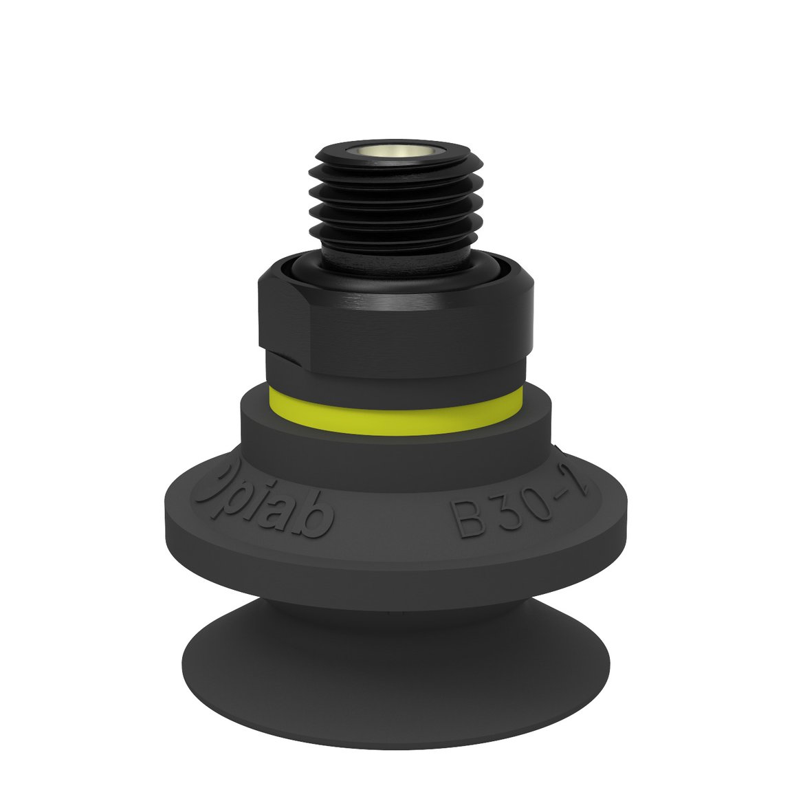 Suction cup B30-2 Chloroprene, G1/4" male, with mesh filter dual flow control valve