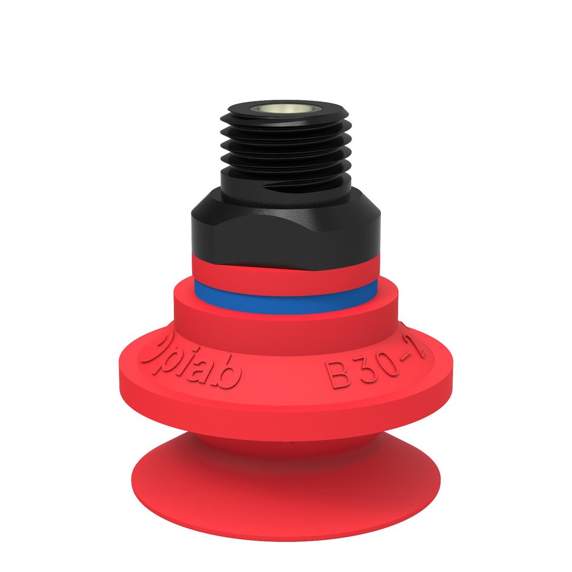 Suction cup B30-2 Silicone, 1/4" NPT male, with mesh filter - 1