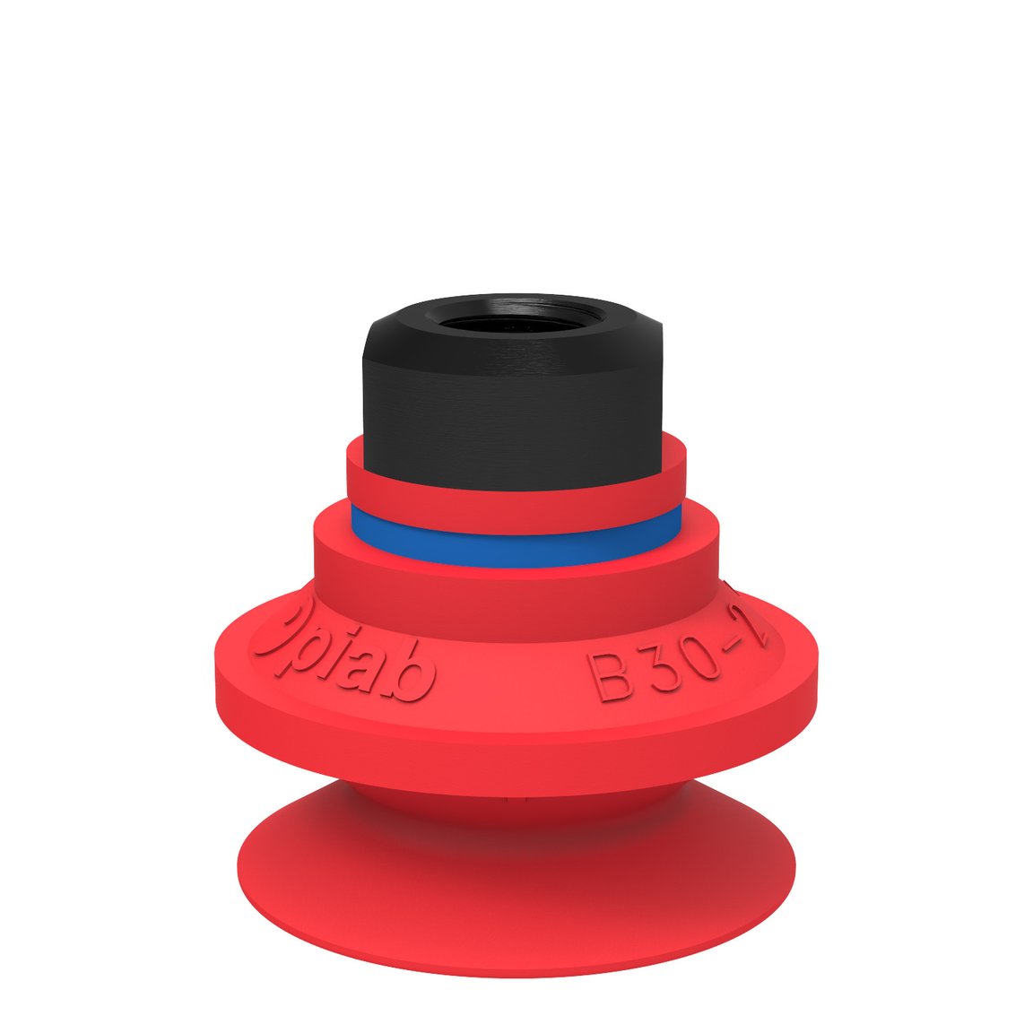 Suction cup B30-2 Silicone, 1/8" NPSF female, with mesh filter - 1