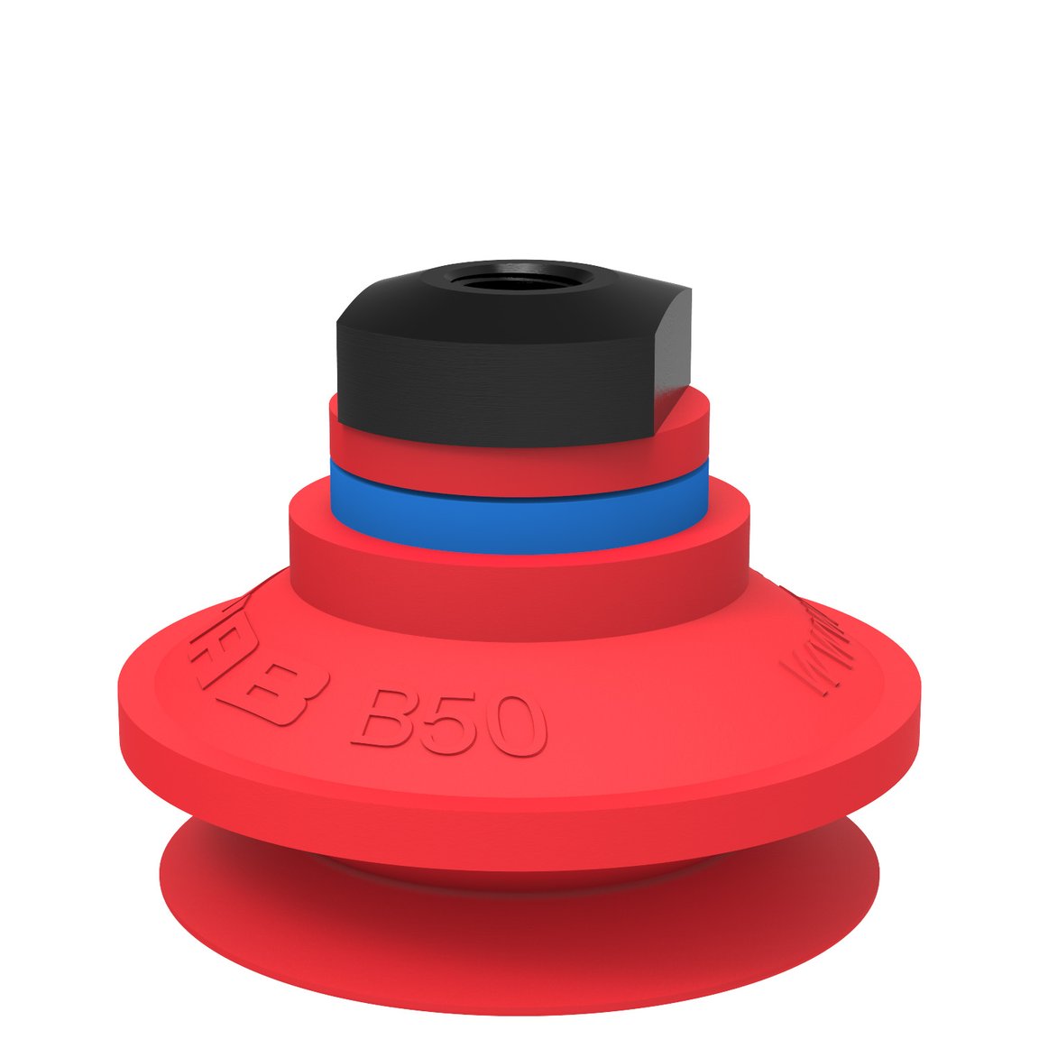 Suction cup B50 Silicone, 1/8" NPSF female - 1