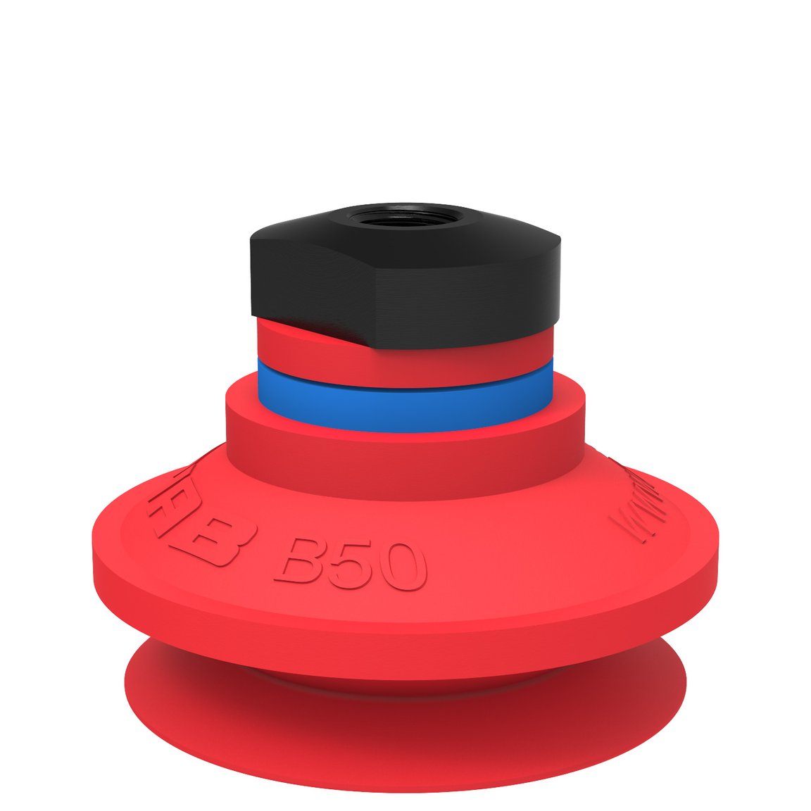 Ventouse B50 Silicone, 1/8" NPSF fem., avec filtre maille - 1