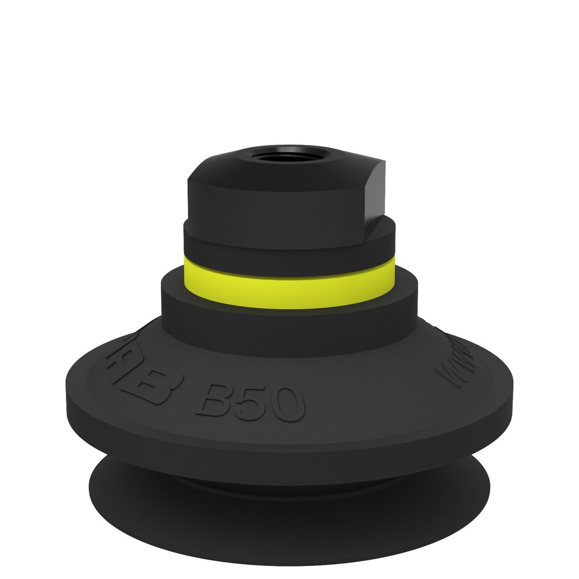 Suction cup B50 Nitrile-PVC, 1/8" NPSF female