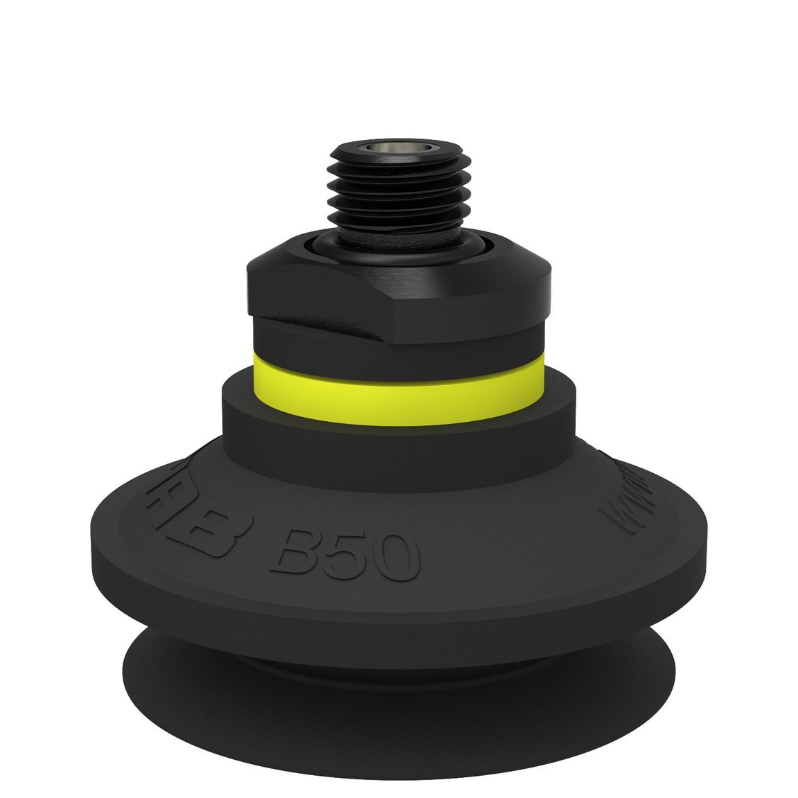 Suction cup B50 Nitrile-PVC, G1/4" male, with mesh filter
