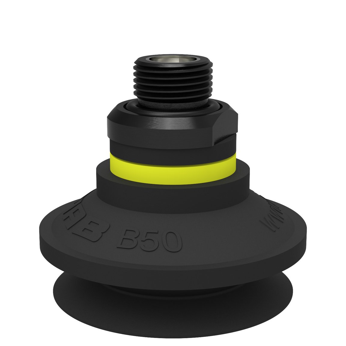 吸盤 B50 ニトリル-PVC、G3/8" オス、メッシュ フィルター付き - 1