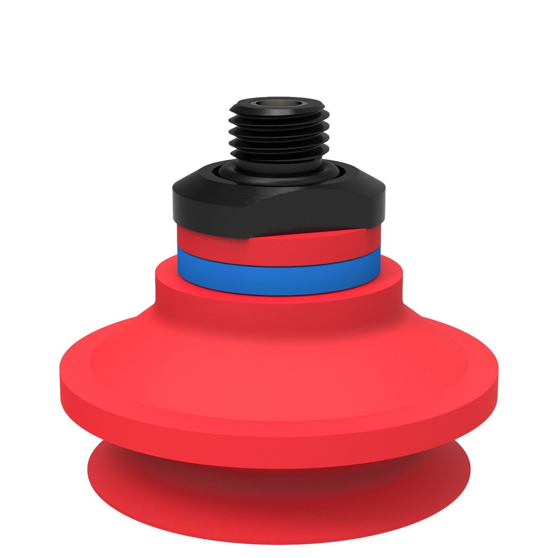 Suction cup B50-2 Silicone with filter, G1/4" male, with mesh filter