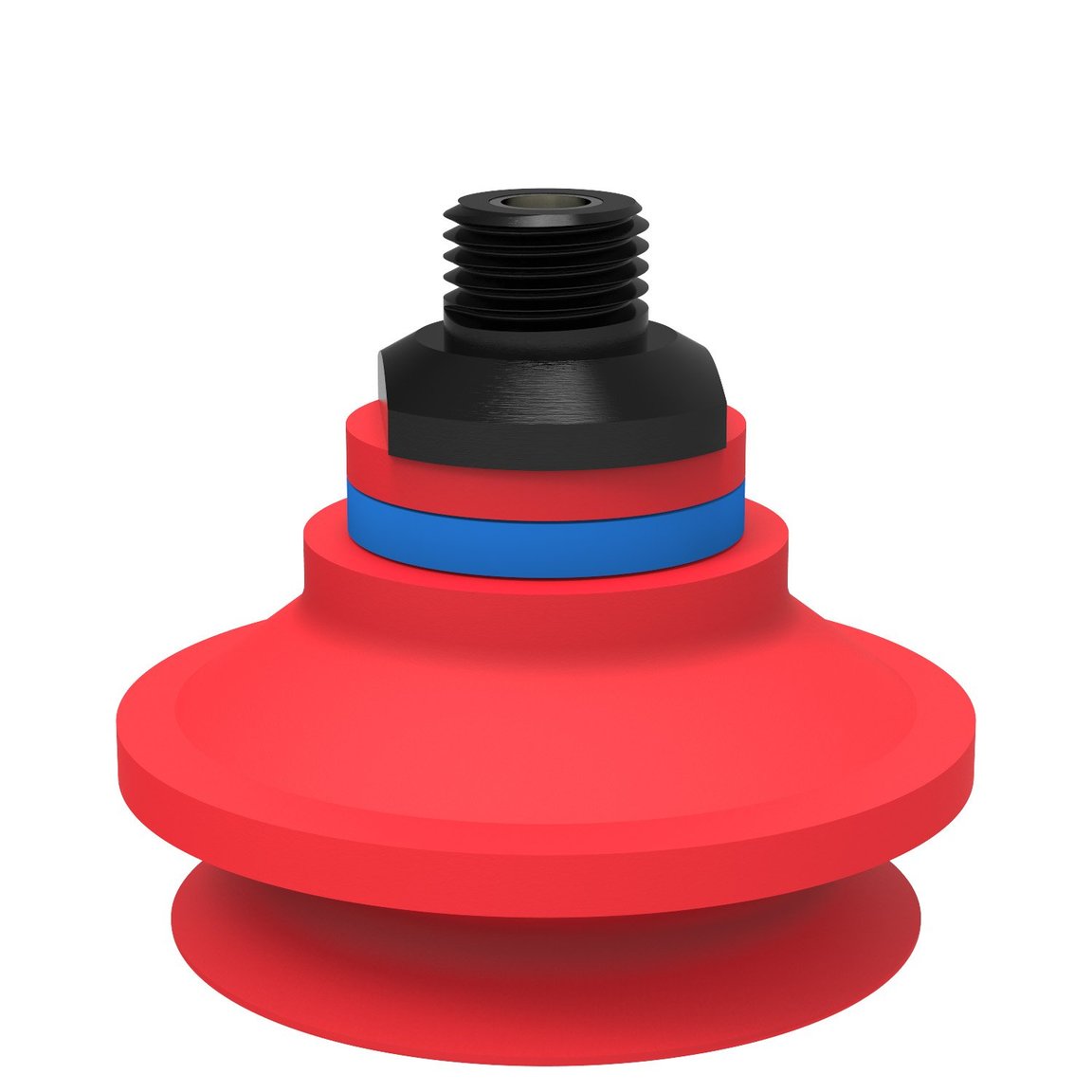 Suction cup B50-2 Silicone, 1/4" NPT male, with mesh filter