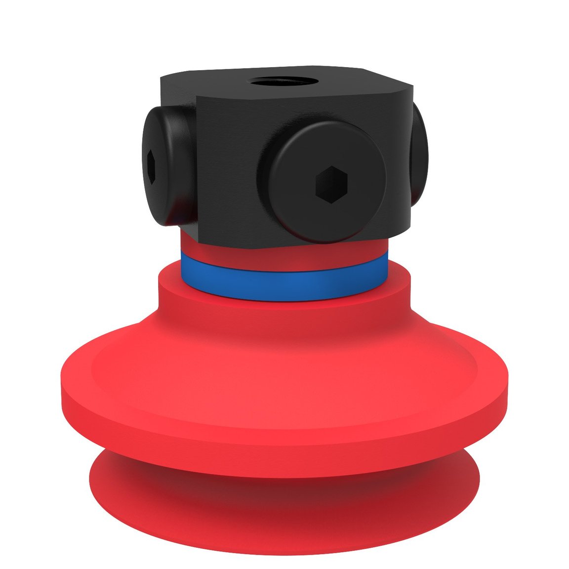 Suction cup B50-2 Silicone with filter, 5x1/8" NPSF female