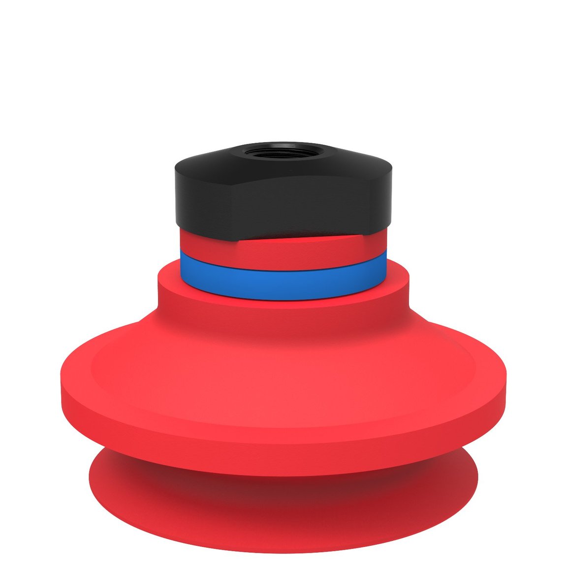 Suction cup B50-2 Silicone with filter, 1/8" NPSF female, with mesh filter - 1